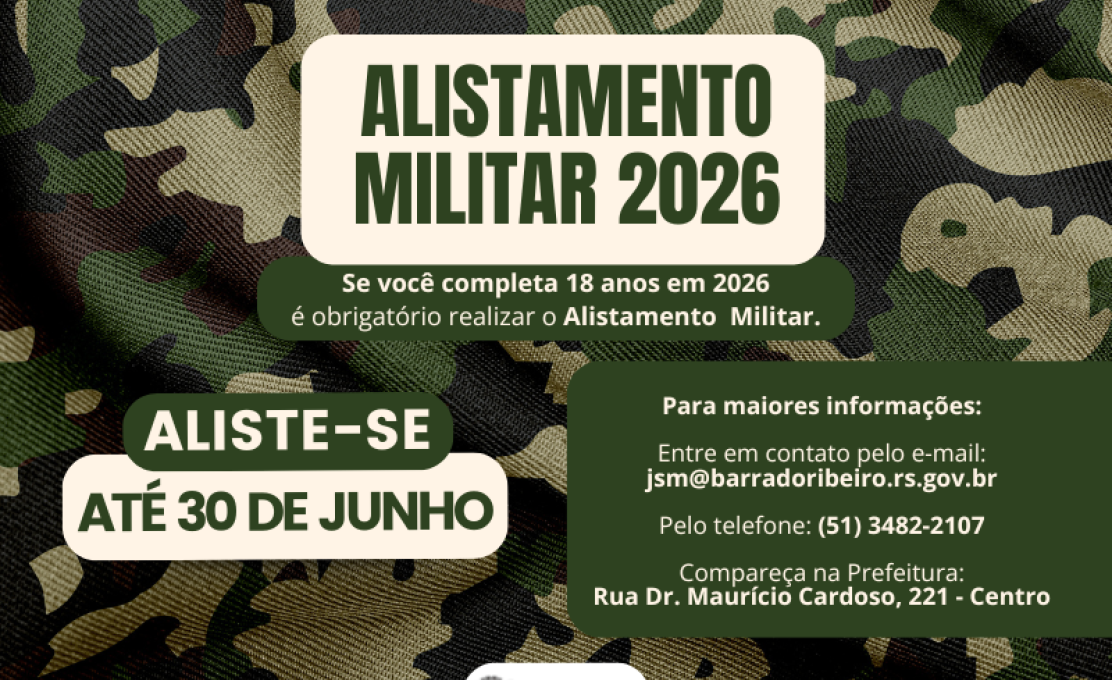 ALISTAMENTO MILITAR 2026