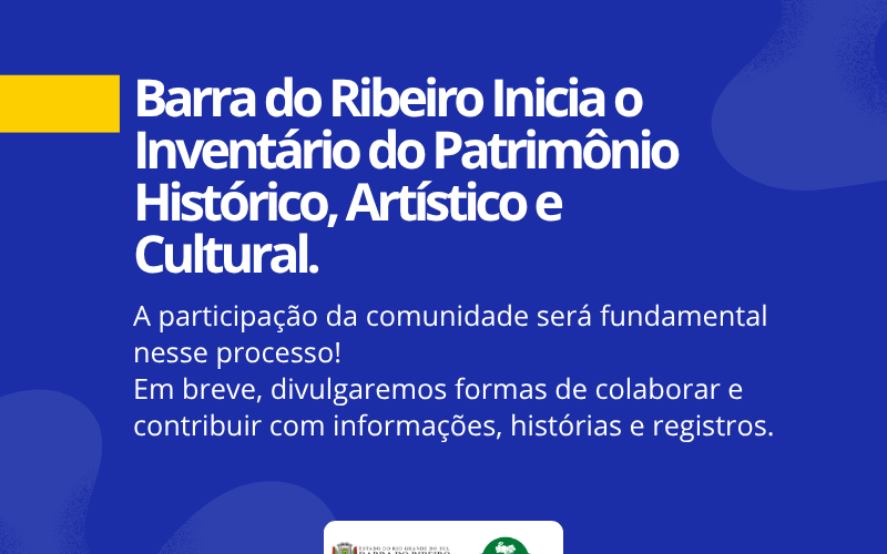 Barra do Ribeiro inicia o Inventário do Patrimônio Histórico, Artístico e Cultural.