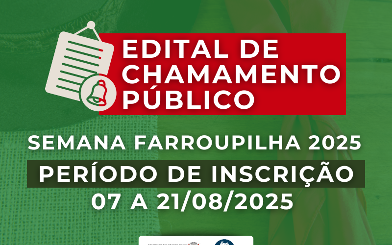 Edital de Chamamento Público