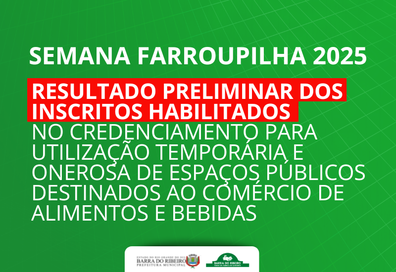 Resultado preliminar