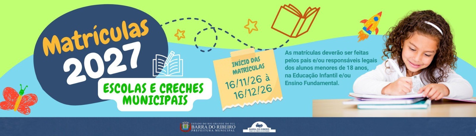 Inscrições abertas