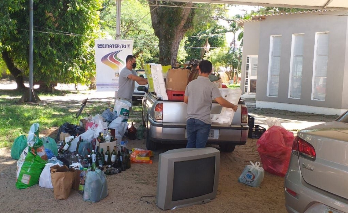 Recolhimento de material recicláveis