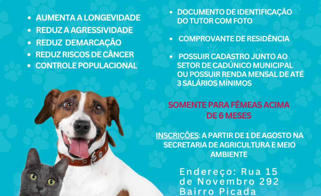 Prefeitura de Barra do Ribeiro Inicia Programa de Castração de Animais