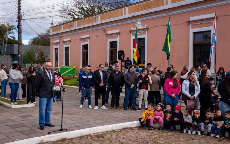 89ª Corrida do Fogo Simbólico reúne escolas e bandas marciais em Barra do Ribeiro